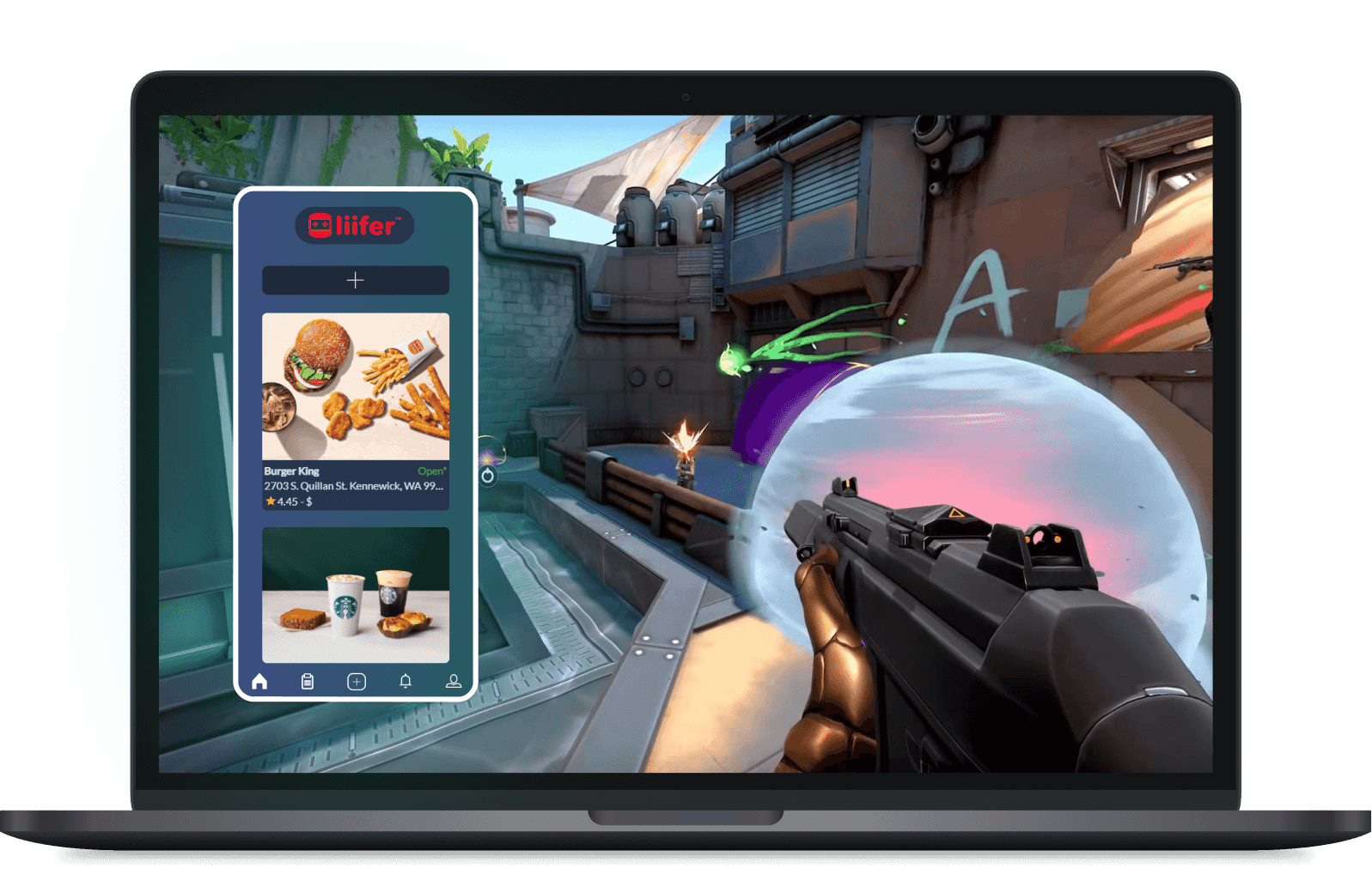 food delivery from desktop app